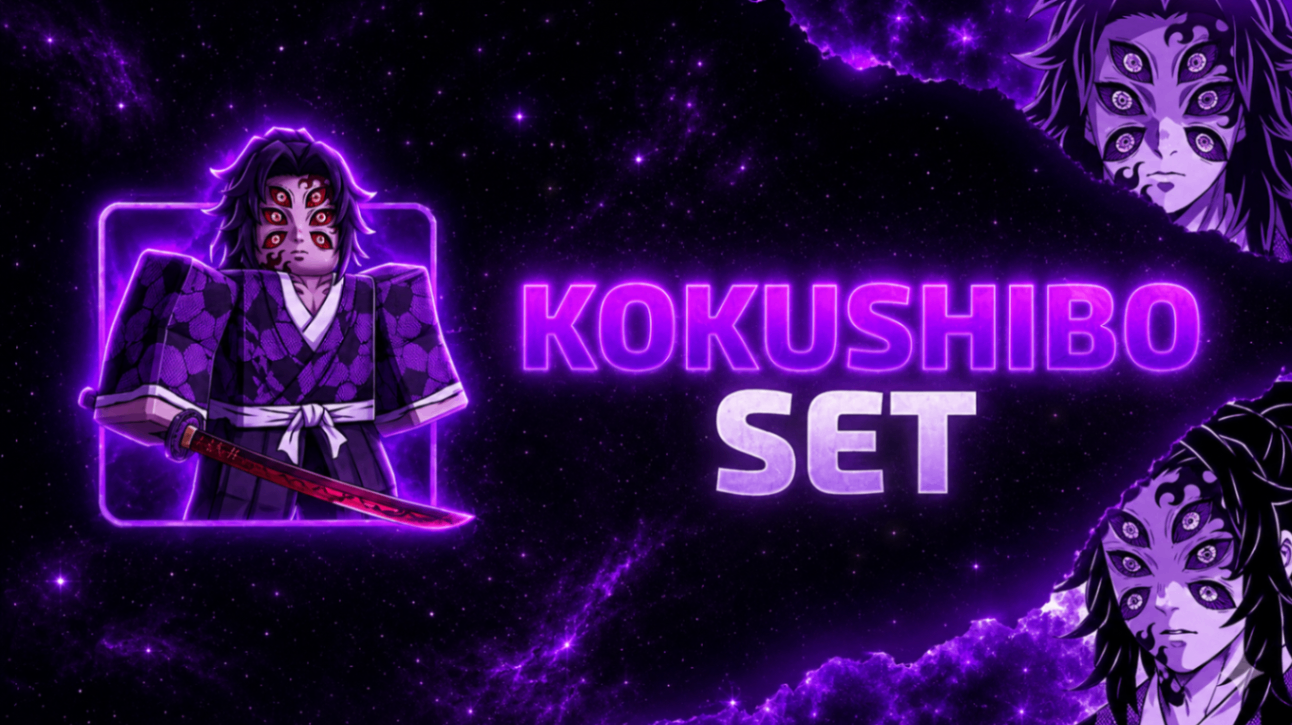 🌙 Kokushibo Set + F (COMPLETO)